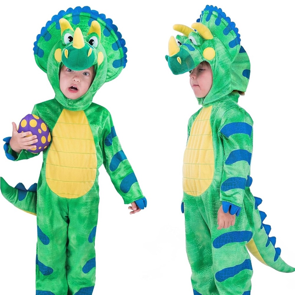 Baby/Toddler Triceratops Dinosaur Costume (Worn Once) 🦖